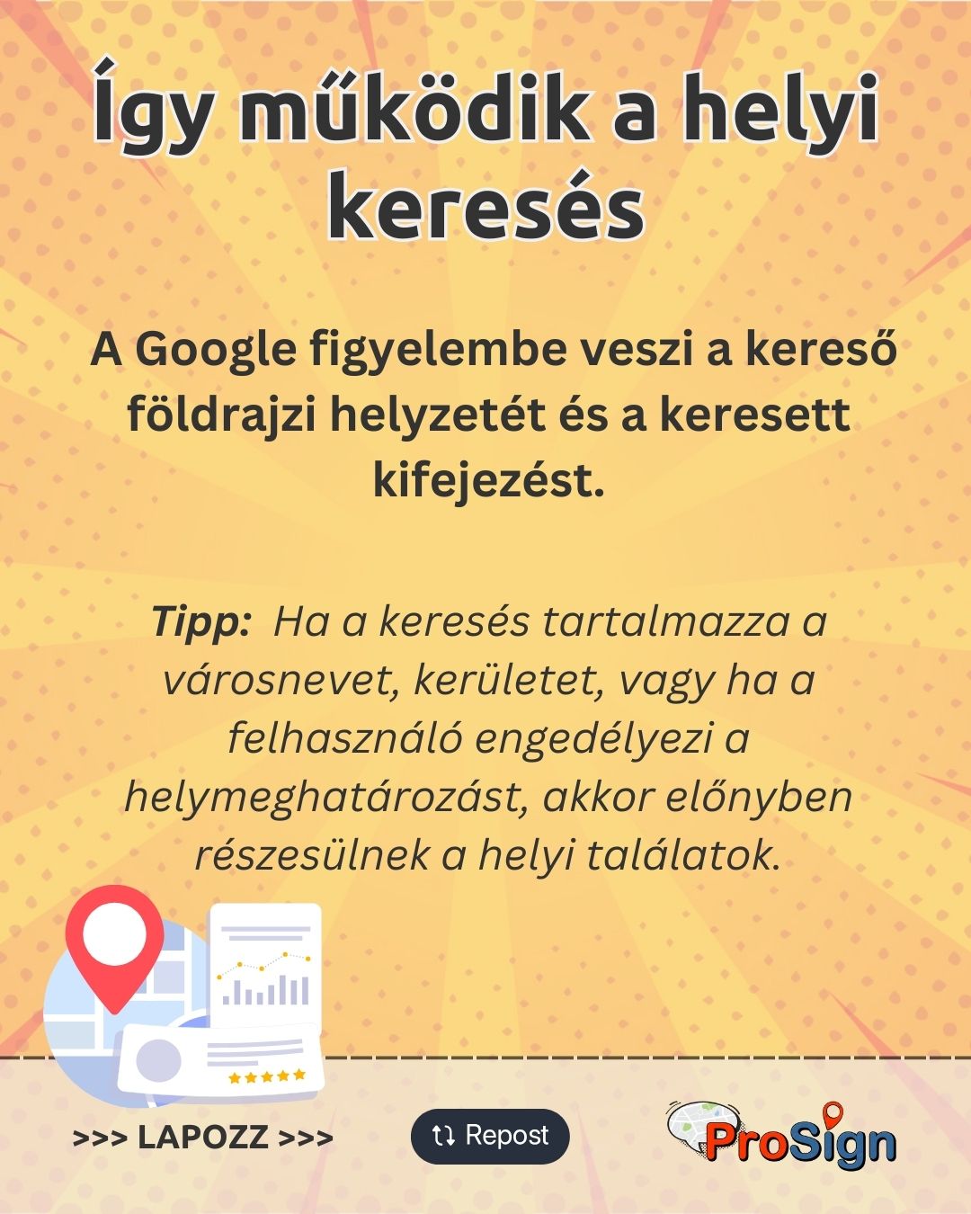 a helyi keresés működése