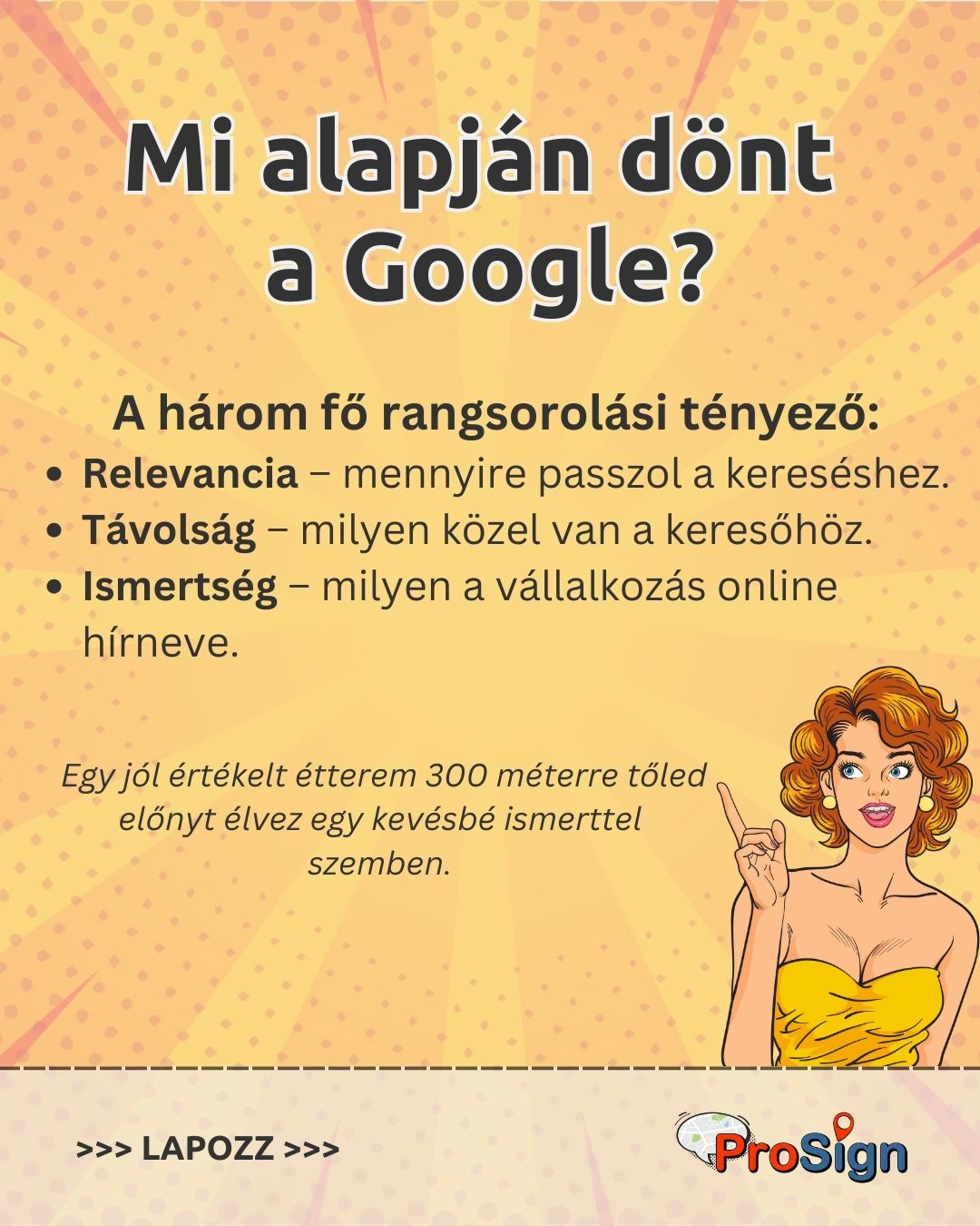 rangsorolási faktor a relevancia