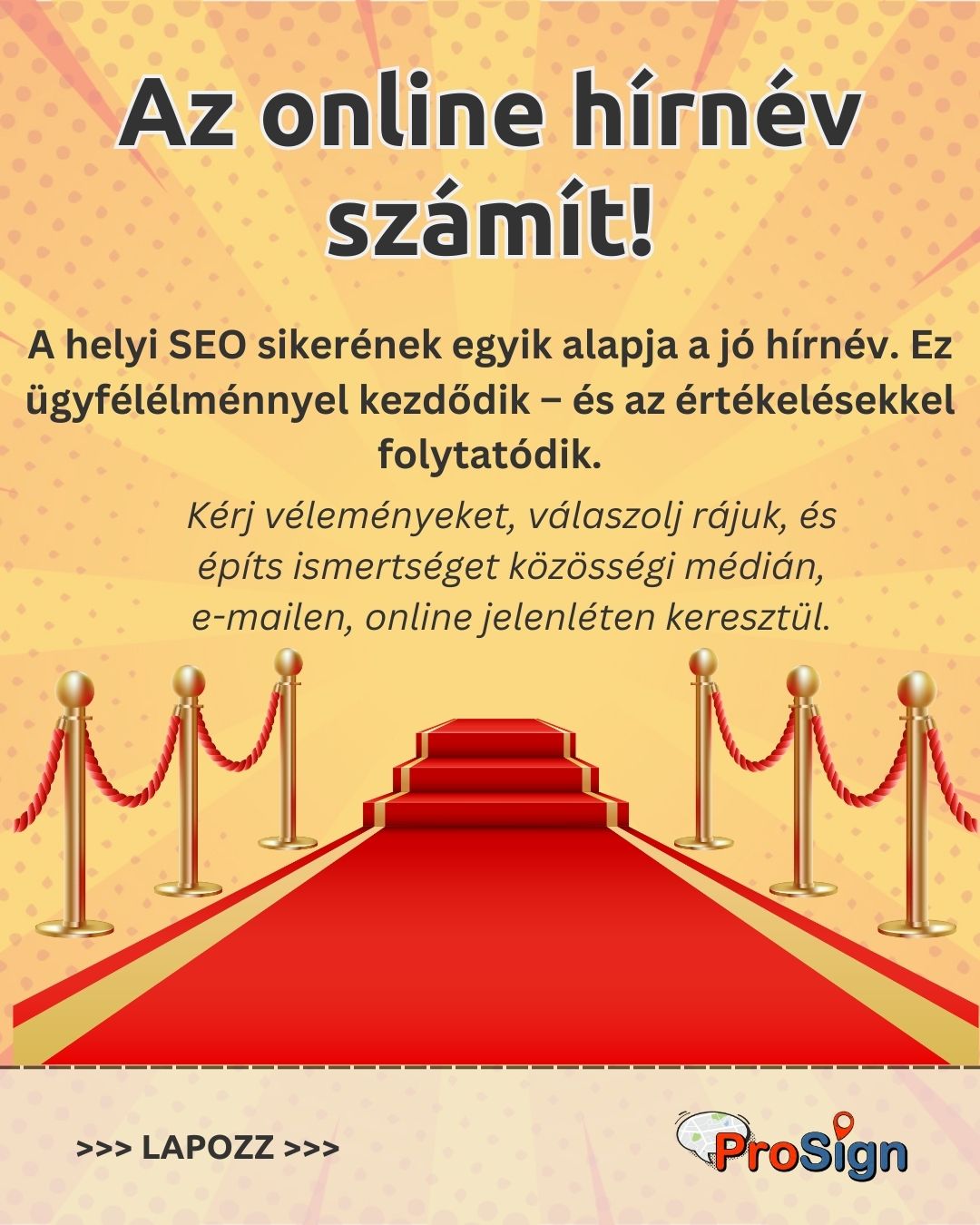 hírnév építése